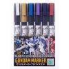 Gundam Marker Advanced Set Gms124 - Bút Tô Màu Gundam 6 Gundam