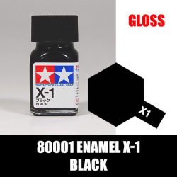 80001 Enamel X-1 Black - Sơn Mô Hình Tamiya 2 Gundam