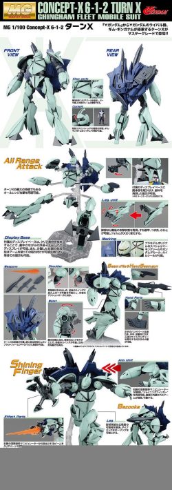 Concept-X6-1-2 Turn X (Mg - 1/100) 3 Gundam