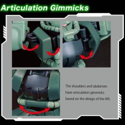 Ms-06 Zaku Ii New Ver. - Hguc 1/144 - Mô Hình Gundam Chính Hãng Bandai 5 Gundam