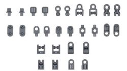 Option Parts Set 4 Stealth Armor - 30Ms - Phụ Kiện Mô Hình 30Ms Bandai 5 Gundam