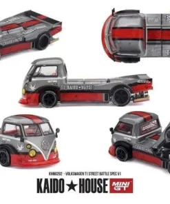 Mô hình xe Volkswagen T1 Street Battle Spec V1 tỉ lệ 1:64Kaido House KHMG292