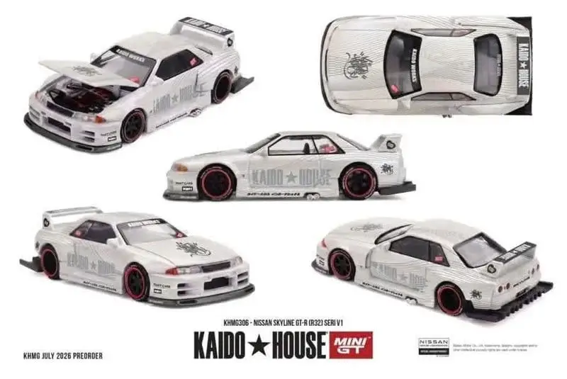 Kaido House x MINI GT - Nissan Skyline GT-R (R32) Series V1 - KHMG306